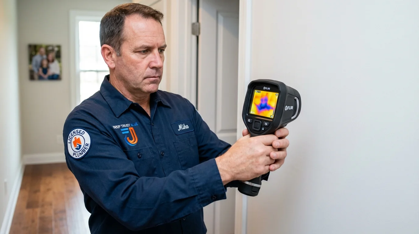 Thermal imaging leak detection by Johns Plumbing LLC in Parkston